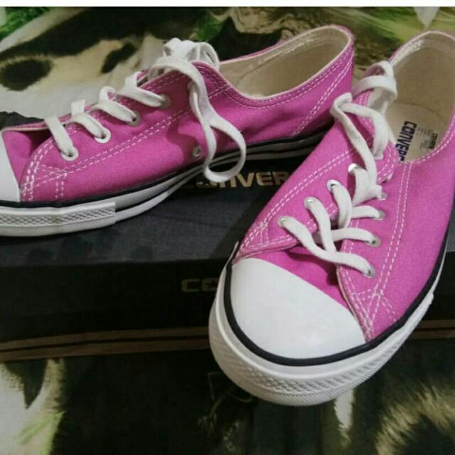 Sss Sepatu Converse Pink Ori Fesyen Wanita Sepatu Di Carousell