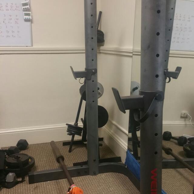 Squat Rack Great For Squat Bench Press Deadlift Barbell Row