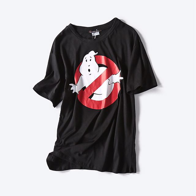 Zara Black Ghost Busters Tee T Shirt 