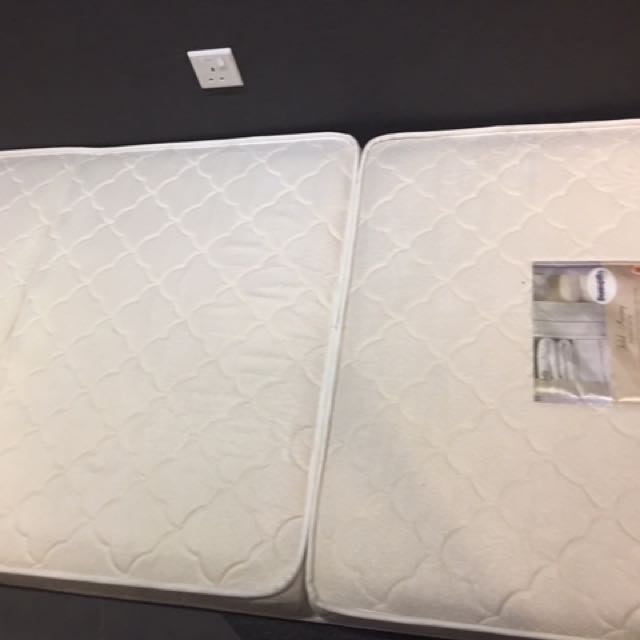 Dunlopillo 3 Fold Away Mattress Pocketed Spring Furniture Beds