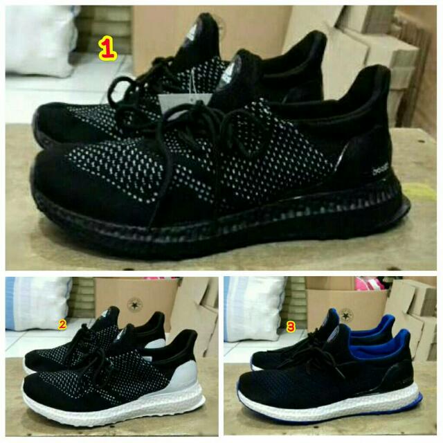 Sepatu Adidas Ultra Boost Pria Terbaru 2017 Murah Trend Branded Fullblack Fesyen Pria Sepatu Di Carousell