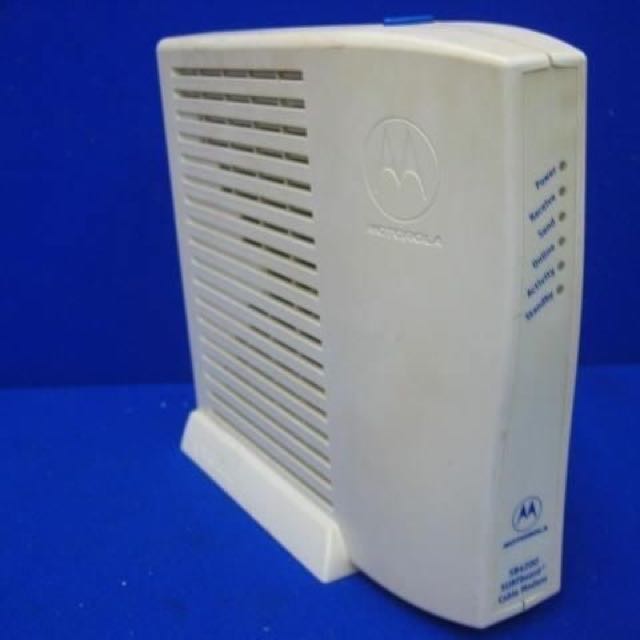 Starhub Motorola Surfboard Voice Over Ip Cable Modem Model Sbv4200i Nt Cn Electronics Others On Carousell