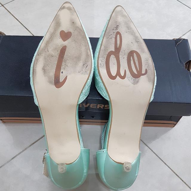 tiffany blue wedding shoes