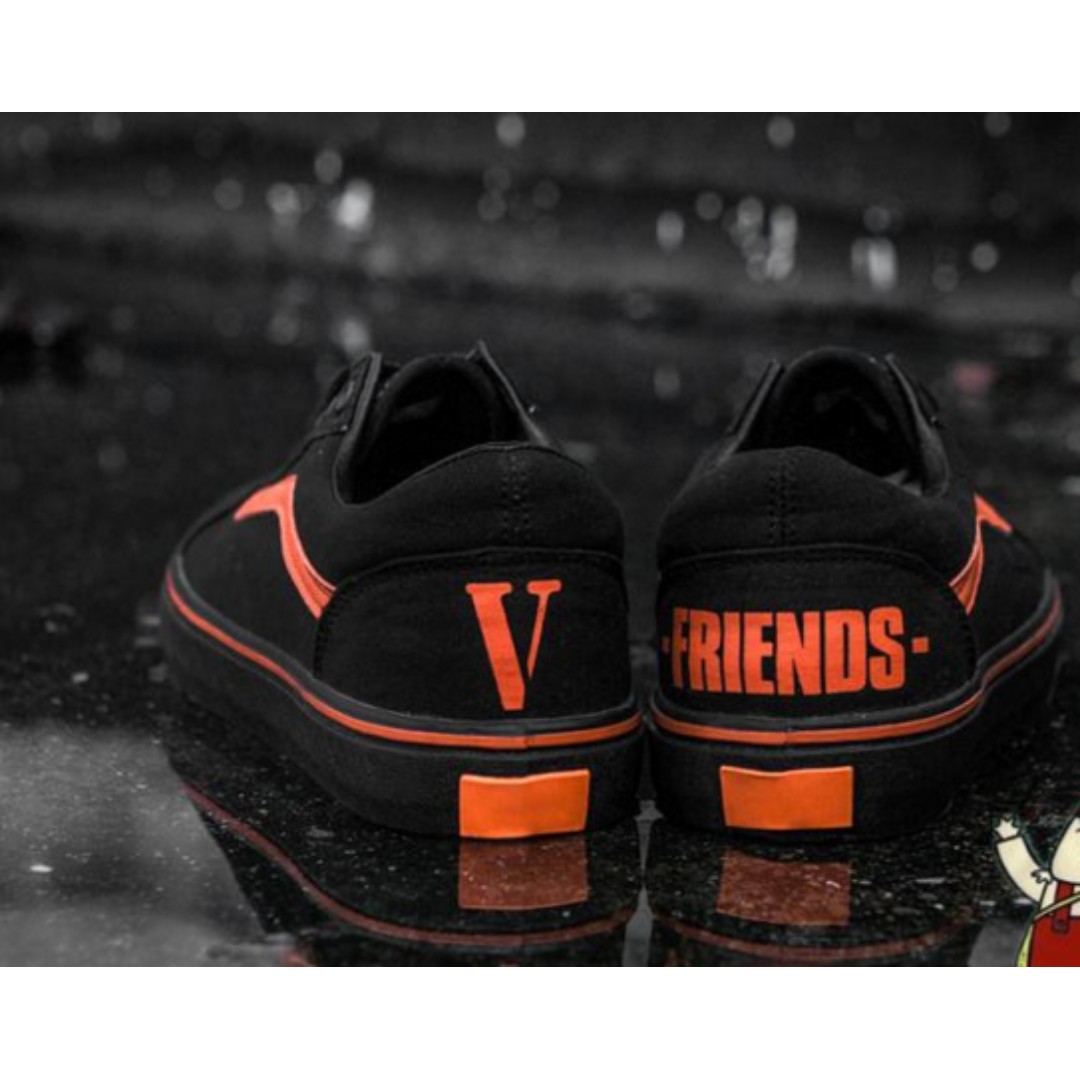 Vans x Vlone Shoe, Men's Fashion, Footwear on Carousell