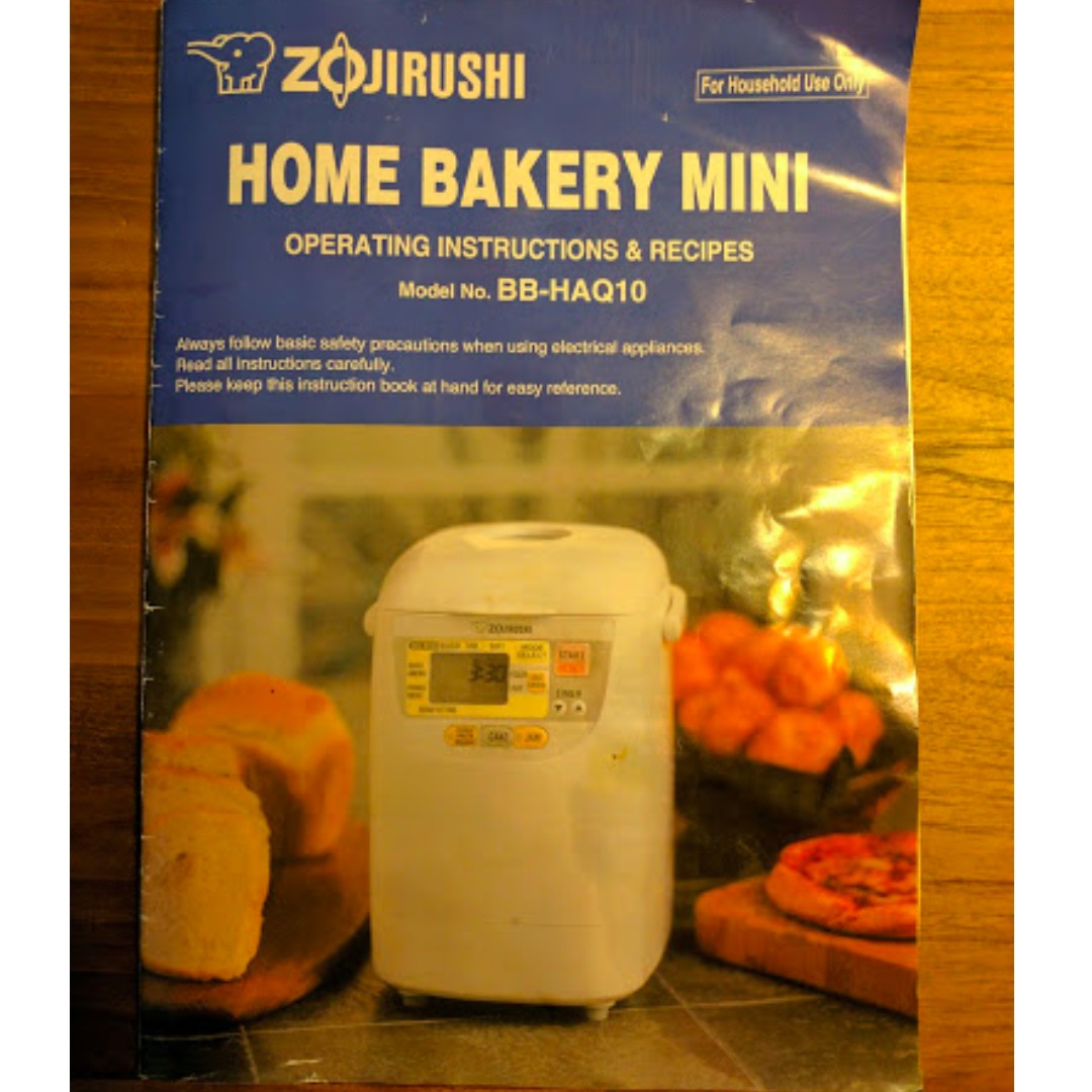 Zojirushi Bread Maker Home Bakery Mini Bb Haq10 Home Appliances On Carousell