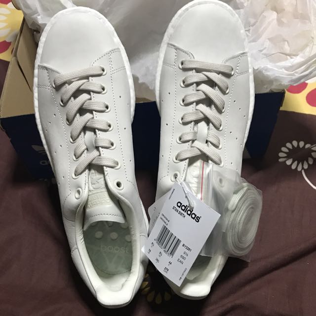 Adidas Stan Smith Boost Shades Of White V2 Men s Fashion Footwear Sneakers on Carousell