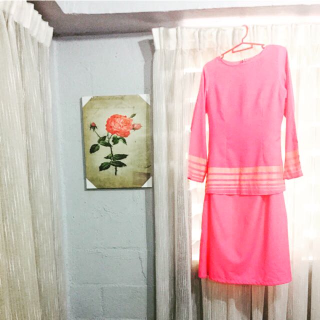 cara potong baju kurung