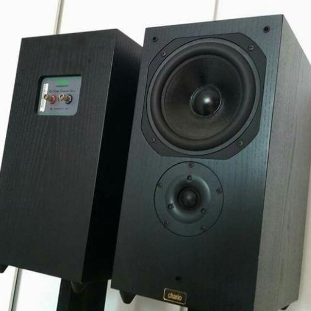 chario bookshelf speakers