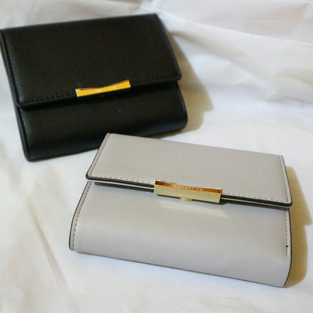 Dompet Lipat Miniso Black Olshop Fashion Olshop Wanita Di Carousell