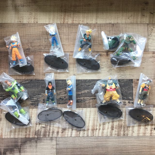Lot 6 Figurines Dragon Ball Z – Bandai, Série Monotone SOUL OF HYPER