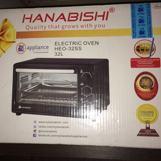 Hanabishi Electric Oven Heo 32ss