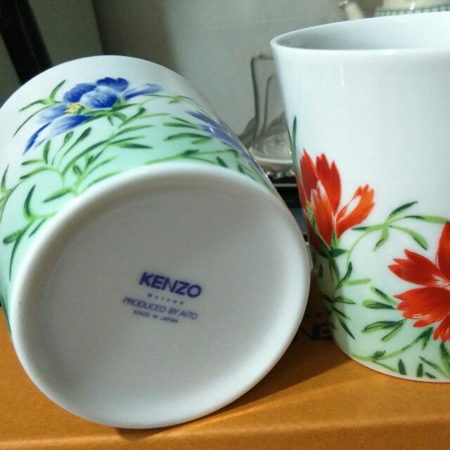 日本製kenzo花卉瓷杯組 居家生活 家庭雜貨在旋轉拍賣