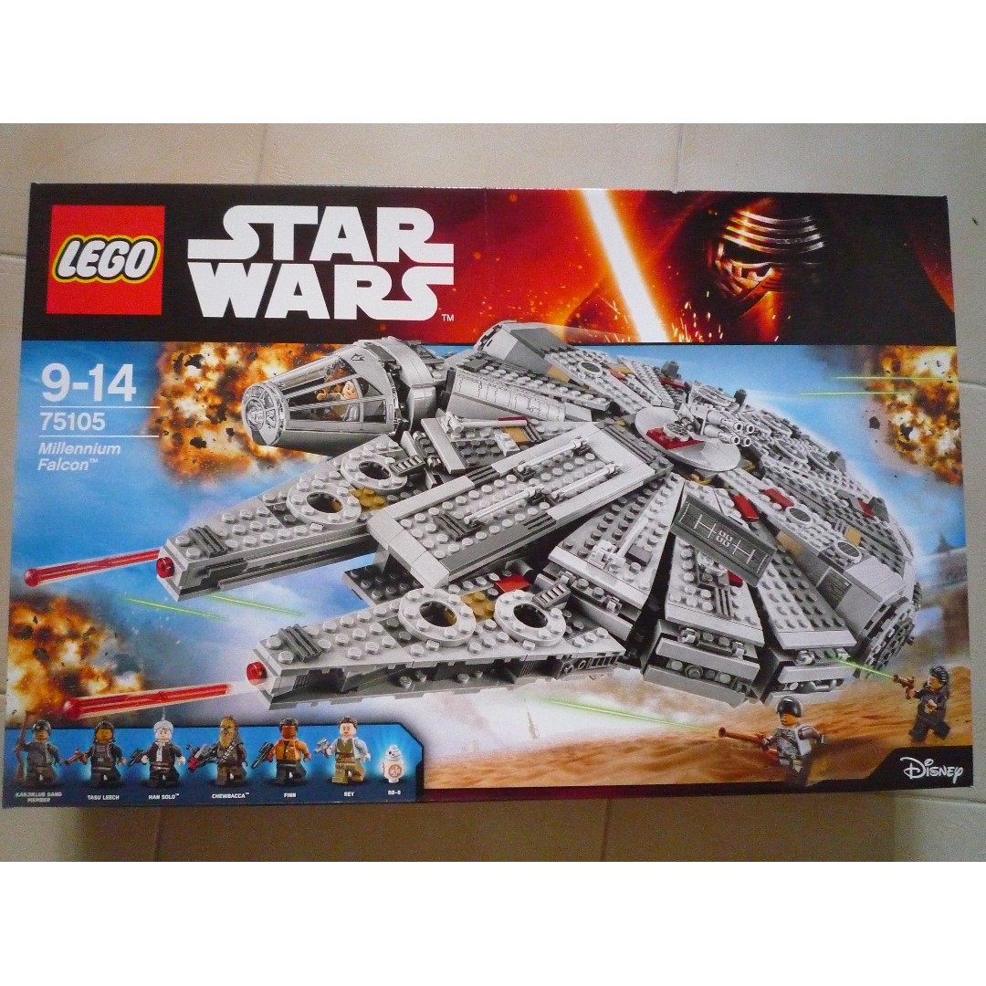 Lego 75105 Star Wars The Force Awakens Millennium Falcon New Toys Games Bricks Figurines On Carousell