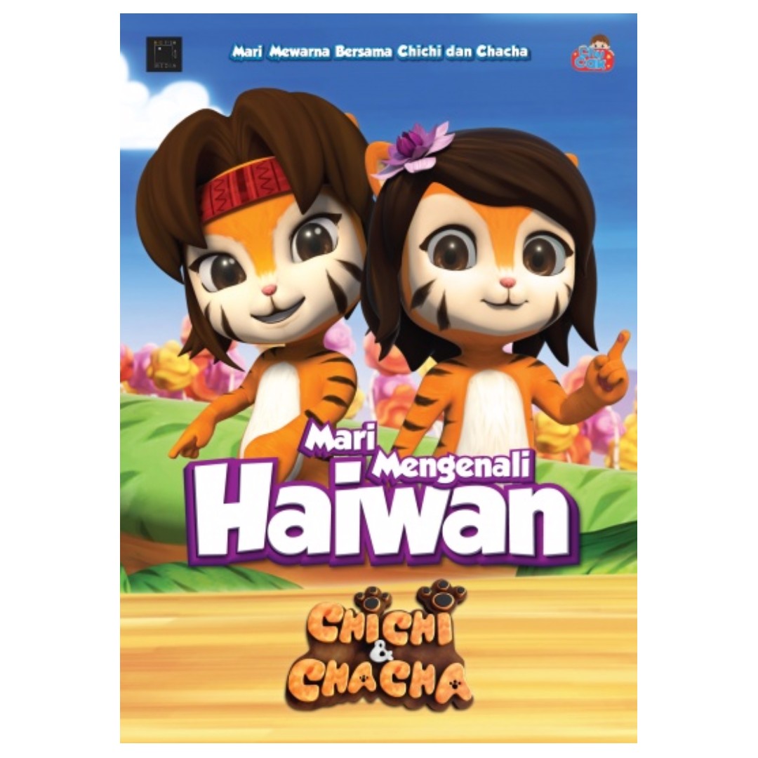 Menulis Dan Mewarna Bersama Chichi Chacha Mari Mengenali Haiwan Books Stationery Children S Books On Carousell