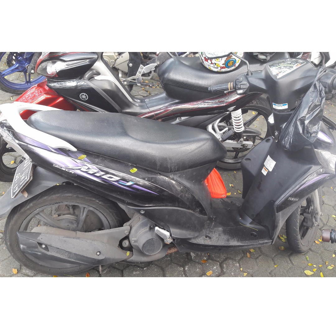 Motor Mio J Juni 2012 Hitam Ungu