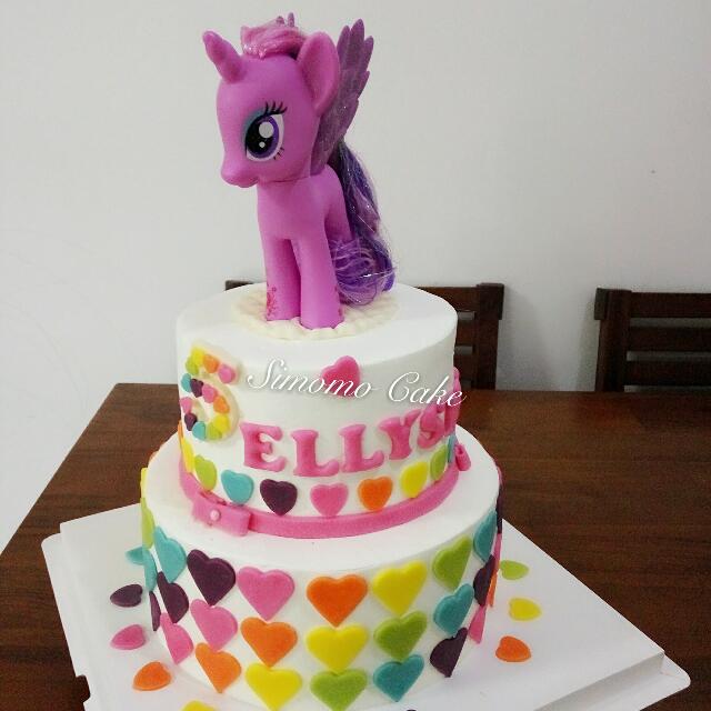 My Little Pony Cake Heart Cake Rainbow Cake Rainbow Dash Cake