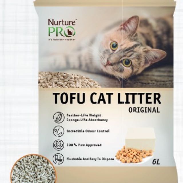 Nurture Pro Tofu Cat Litter Pet Supplies Homes Other Pet Accessories on Carousell