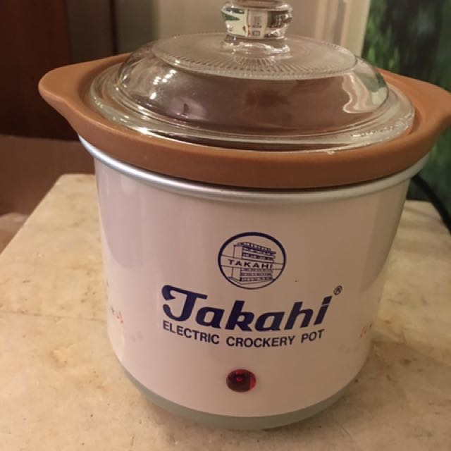 Takahi 0.7 Litre Electric Slow Cooker, Home Appliances on Carousell