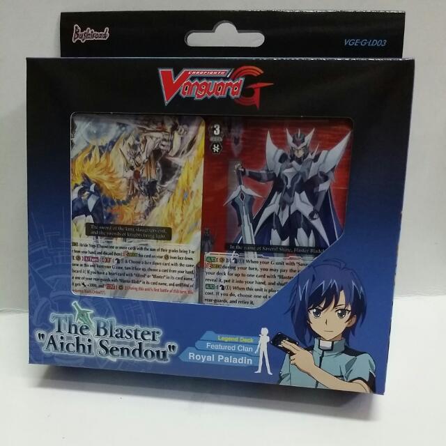English Vanguard G Legend Deck 3 The Blaster Aichi Sendou Toys Games Board Games Cards On Carousell
