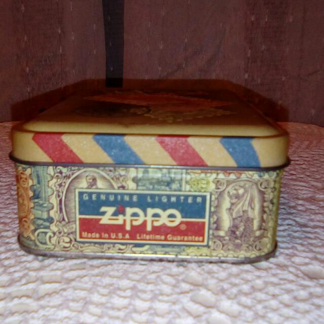 Zippo Tin Box, Hobbies & Toys, Collectibles & Memorabilia, Vintage