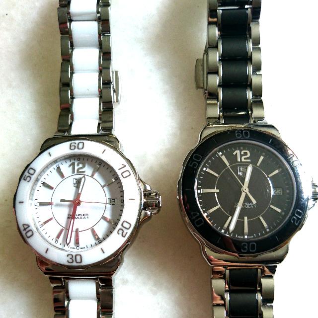White ceramic tag heuer watch best sale