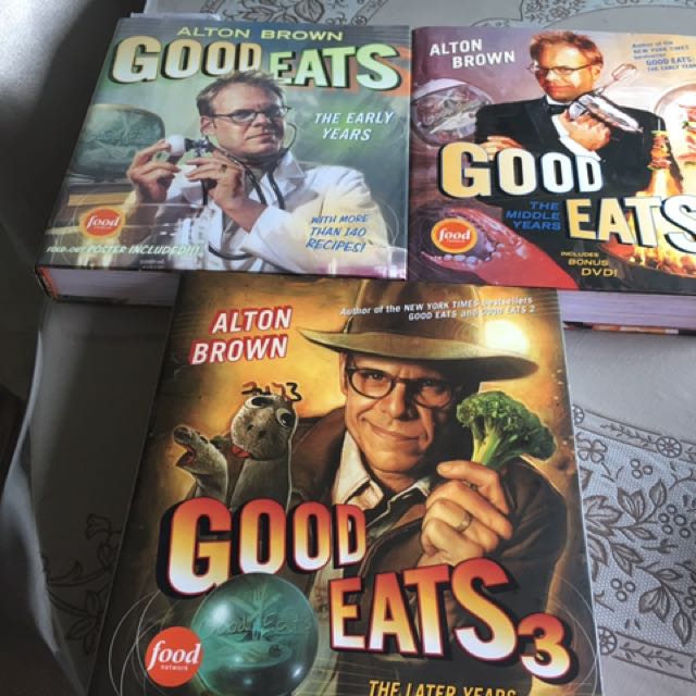 Alton Brown Good Eats All 3 Cook Books Books Stationery