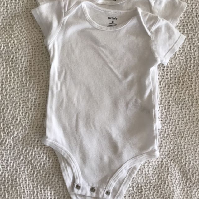 carters white onesie