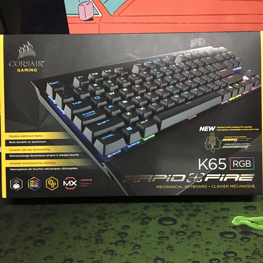 Corsair K65 Rgb Rapidfire Mx Speed Electronics Computer Parts Accessories On Carousell