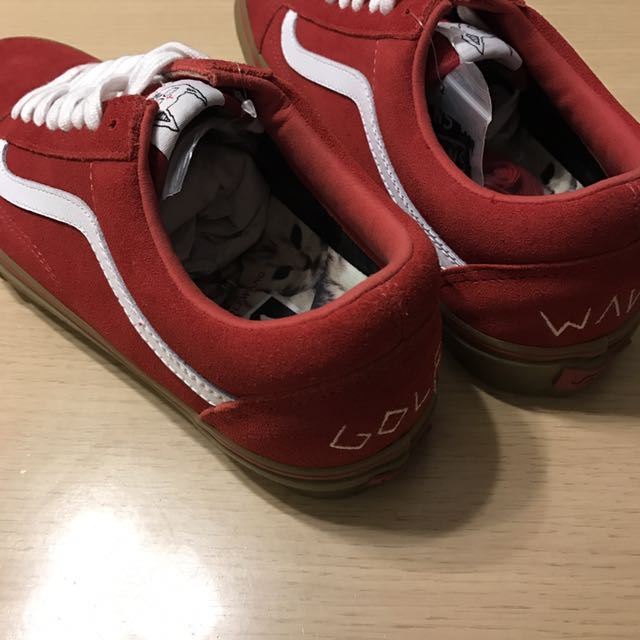 vans old skool pro red