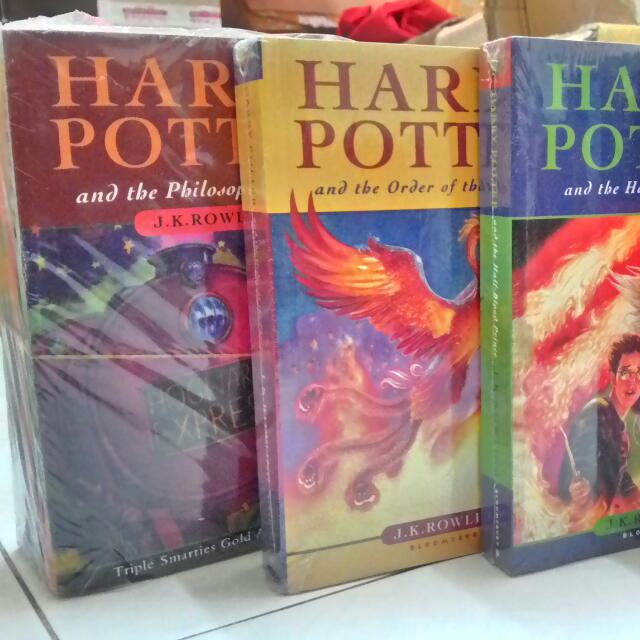 Harry Potter Books Complete Collection 8 Books Bookset Books Stationery Books On Carousell