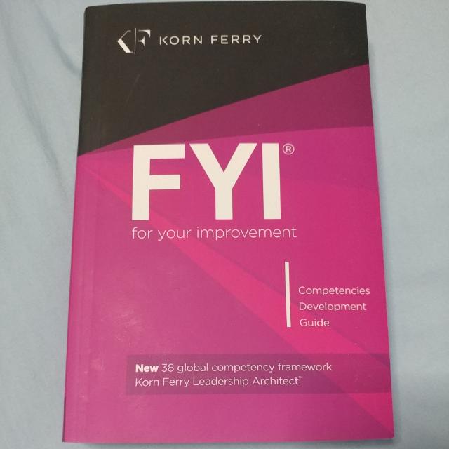 Korn Ferry Fyi For Your Improvement Book Books Stationery Textbooks On Carousell