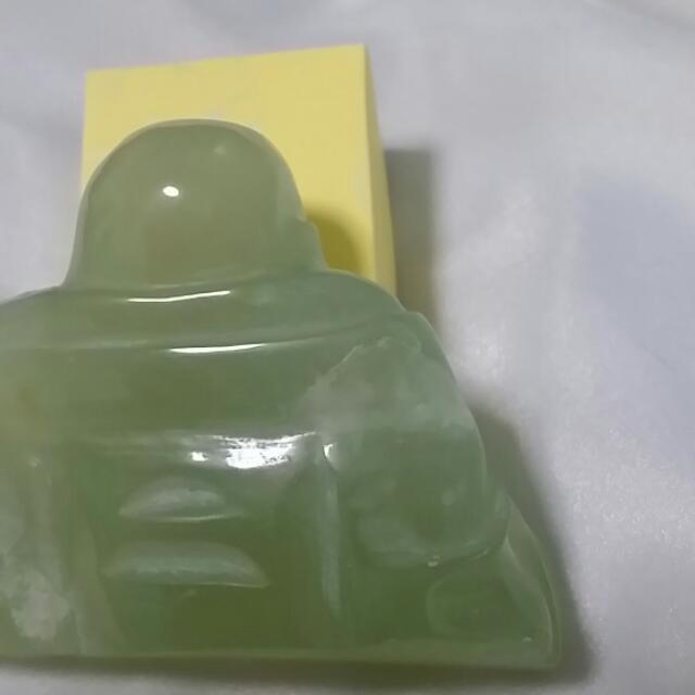 Laughing buddha Jade Statue, Hobbies & Toys, Memorabilia & Collectibles
