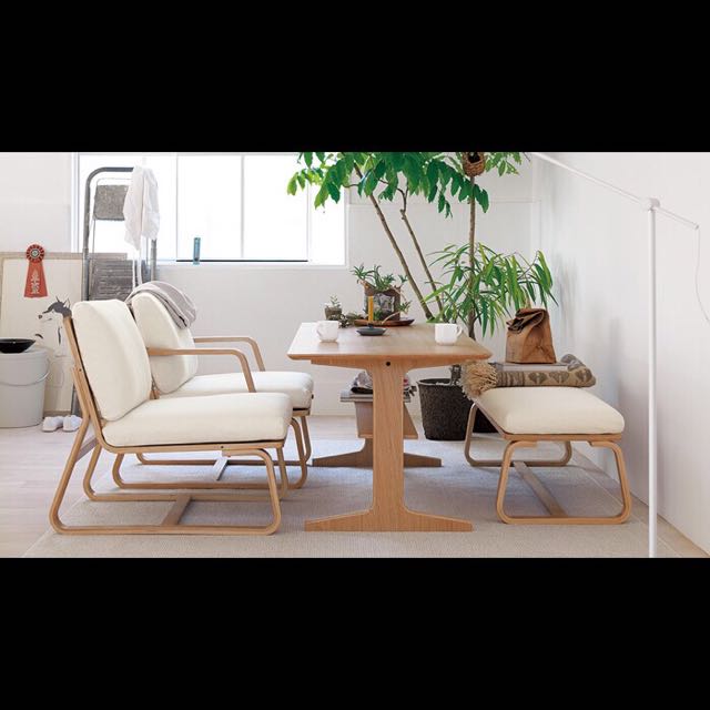 Muji Dining Table Set Furniture Tables Chairs On Carousell