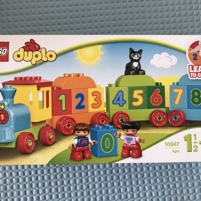 duplo number train set
