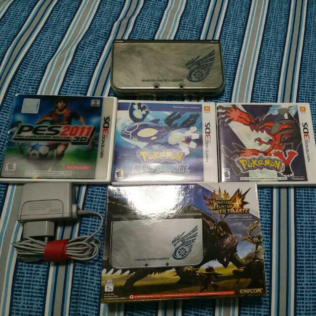 New Nintendo 3ds Xl Limited Edition Monster Hunter 4 Ultimate