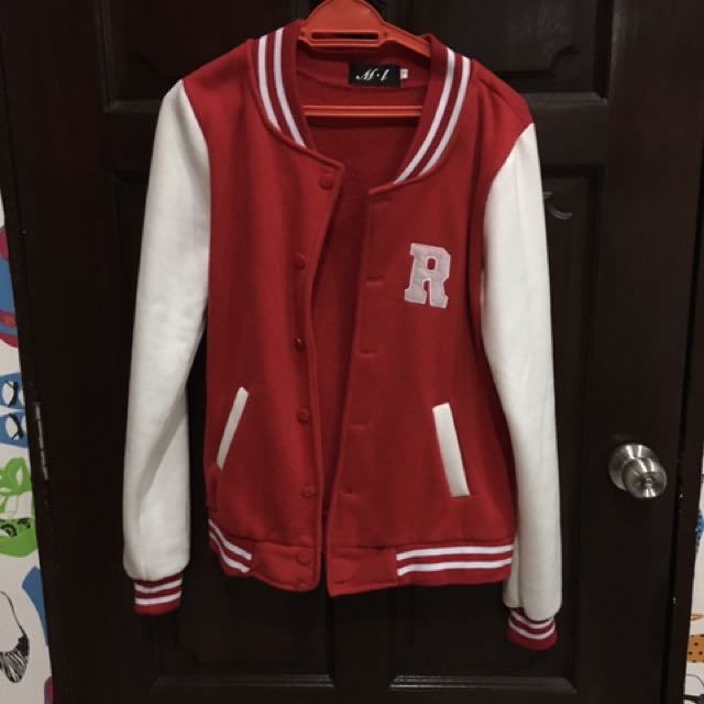 Oversized Varsity Jacket, Women's Fashion, Coats, Jackets and Outerwear
