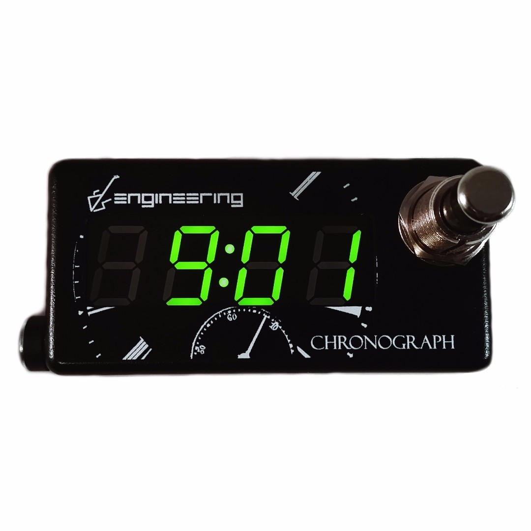 *BRAND NEW* DS Guitar Engineering Chronograph Pedalboard Clock IN