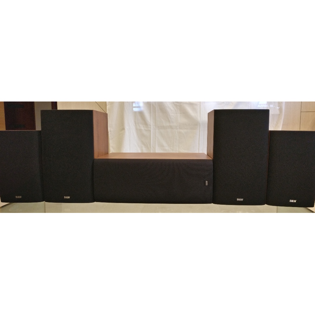 Set of 5 B&W home theatre surround speakers, Audio, Soundbars, Speakers