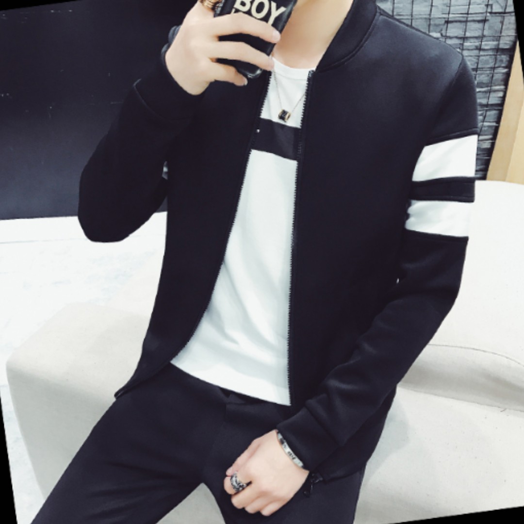 slim fit bomber jacket men
