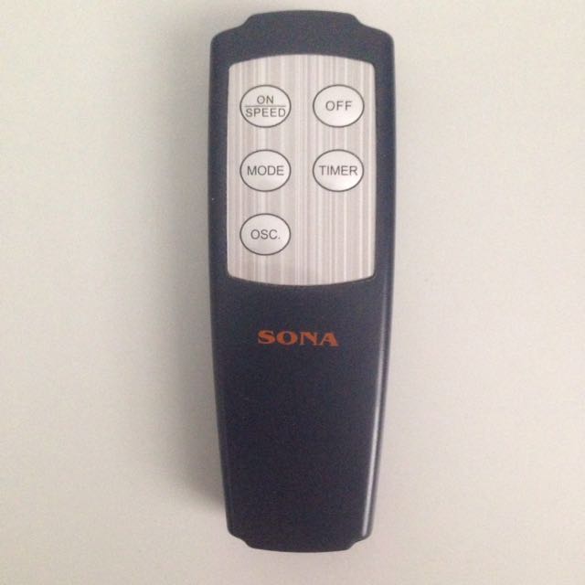 Sona Electric Fan Remote Control Home Appliances On Carousell Upgrade or refresh your ceiling fan; sona electric fan remote control