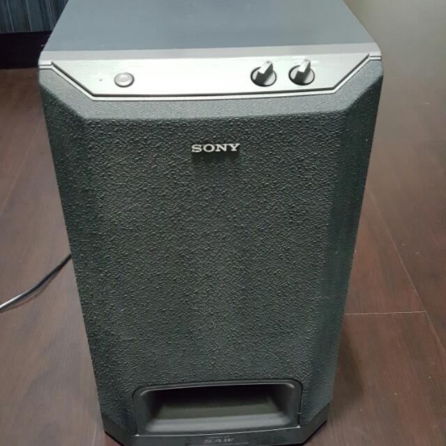 Sony Active Subwoofer SA-WMS5, Audio, Soundbars, Speakers  Amplifiers on  Carousell