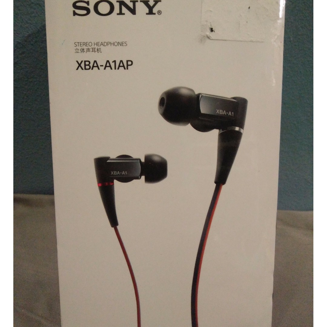 Sony XBA-A1AP Hybrid Balanced Armature In-Earphone, Audio, Headphones ...