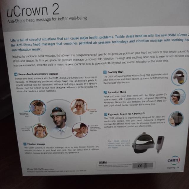 Ucrown2 Osim Health Nutrition Massage Devices on Carousell