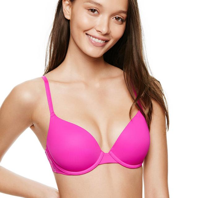 PINK - Victoria's Secret Pink Size 30c push-up bra Tan - $11 (63