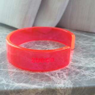 Zucca 絕版 手鈪螢光粉紅色64214533460481110