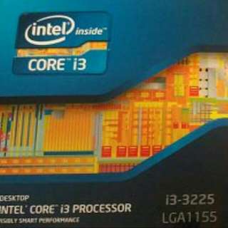 i3 - 3225 CPU 1155 socket desktop 用,有盒有單有menu