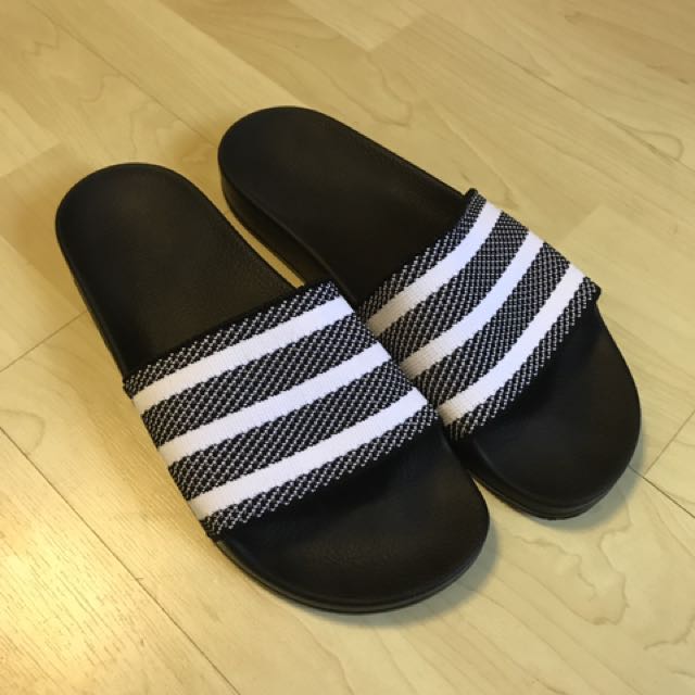 Adidas Primeknit Adilette Slides Size US 9