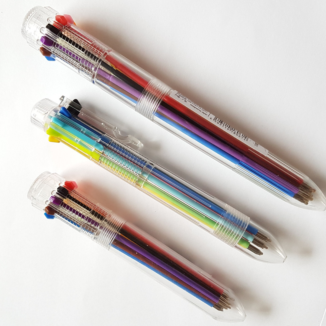 Multi-Coloured Pen (Original from Miniso) (8 & 10 Colours), Books & Stationery, Stationery on
