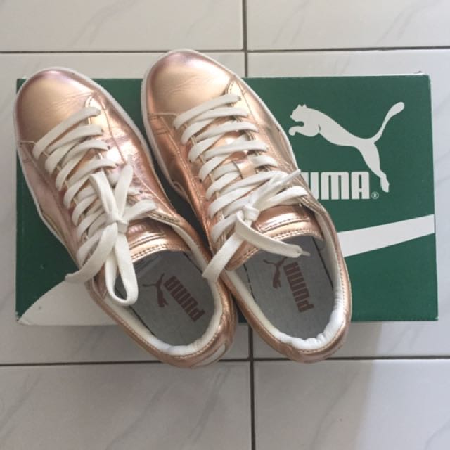 puma creepers metallic rose puma creepers metallic rose