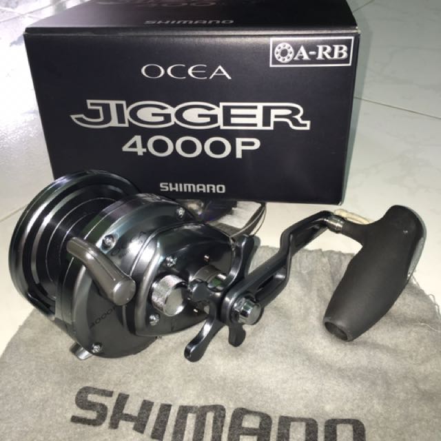 Shimano Ocea Jigger 4000P Fishing Reel, Sports Equipment, Fishing